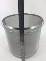 Tabung Filter/jala kawat Titanium, Stainless Steel/penutup tepi kawat jala