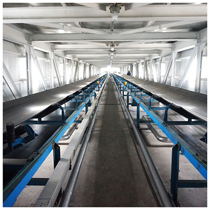 100-150Tph Telescopische Voorraadband Transportband Voor Silicazand, Hoogte 10M Lengte 30M Verstelbare Aanpasbare Transportband - Product Image 3