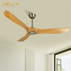 Truyền thống Hot mô hình 60 inch người hâm mộ thiết kế im lặng núi không khí bằng gỗ lưỡi lớn quạt trần ventilador de techo con Lu - Product Image 3