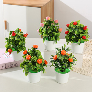 <span class=keywords><strong>Maceta</strong></span> de Plástico Artificial con Diseño de Hierba de <span class=keywords><strong>Pino</strong></span> y Frutos Pequeños, Alta Simulación, Decoración para el Hogar, Escritorio, Sala de Estar, Día de San Valentín - Product Image 2