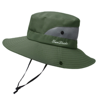 Bob tactique à large bord pour hommes, casquette de pêche imperméable et respirante pour l'escalade, la chasse, le tir, pare-soleil, casquette de sport