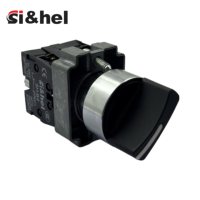 Si & hel XB2 10A selettore 2 posizione auto-Resetting pulsante per elettrodomestico elettronico argento rame 22mm plastica metallo 1NO