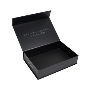 Matte Sang Trọng Cứng Nhắc Gấp Bao Bì Các Tông Nam Châm Hộp Quà Tặng Tùy Chỉnh Từ Hộp Quà Tặng Với Từ Nắp Và Lá Vàng - Product Image 1