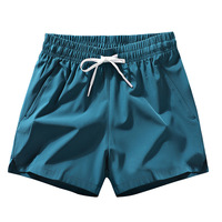 Shorts de sport décontractés pour hommes en nylon respirant, anti-plis, avec poches et cordon de serrage, séchage rapide