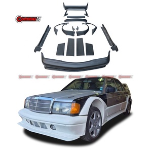 Meilleur <span class=keywords><strong>prix</strong></span> Kit carrosserie de style EVO II en FRP pour <span class=keywords><strong>Mercedes</strong></span> Benz Classe C W201 <span class=keywords><strong>190E</strong></span> Pare-chocs avant arrière Jupes latérales Spoiler - Product Image 1
