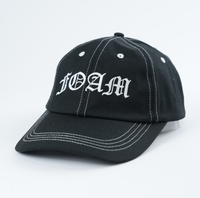 Casquettes de baseball en coton noir personnalisées à 6 panneaux du fabricant Yukaihe, entièrement brodées avec logo brodé