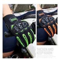 Furygan AFS 6 Gants de course à cinq doigts pour hommes en cuir de fibre de carbone Moto Bicyclette Moto Gants d'équitation pour la moto