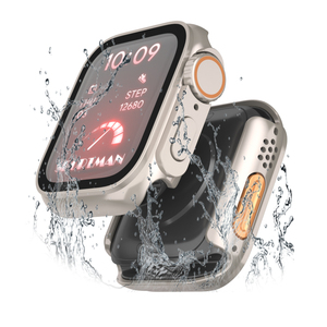Pour <span class=keywords><strong>Apple</strong></span> <span class=keywords><strong>Watch</strong></span> 40mm 44mm 41mm 45mm <span class=keywords><strong>changement</strong></span> à 49mm housse de protection d'écran étanche PC étui de protection + Film de verre - Product Image 6