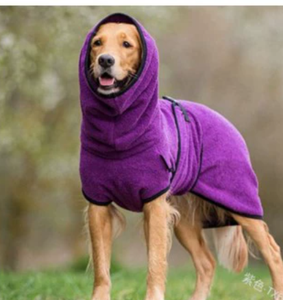 छोटे कुत्ते गर्म ऊन बनियान जैकेट ठोस पैटर्न कुत्ते सर्दियों के मौसम के लिए - Product Image 5