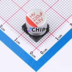 Condensateur solide HV1J227M1010PZ SMD, D10xL10mm (Capacité : 220uF) (Précision : 20%) Tension nominale : 63V - Product Image 1