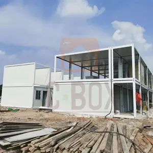 Cbox easy assemble modular homes prefabricated dorm site office mining camp tiny homes temporary housing container prefab houses