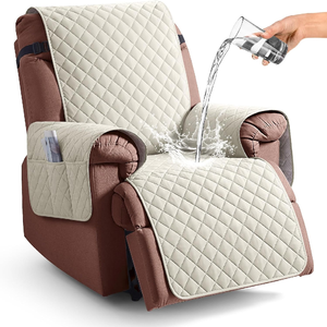 غطاء كرسي بذراعين مبطن للبيع بالجملة، واقي أثاث مقاوم للماء، غطاء كرسي بحزام مطاطي، غطاء كنبة استرخاء قابل للغسل - Product Image 1