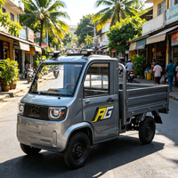 Camion de livraison électrique mini robuste à cabine simple, capacité de charge de 800 kg, pour le transport rural