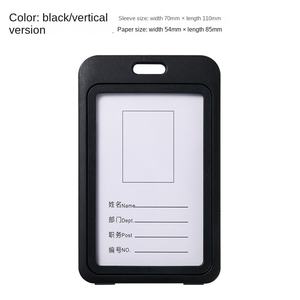 Vente en gros mode en plastique dur double face transparent PP couleur <span class=keywords><strong>carte</strong></span> <span class=keywords><strong>d</strong></span>'identité et porte-badge étui approvisionnement direct en stock - Product Image 6