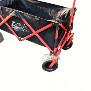 Carrito Plegable de Alta Calidad para Viajes al Aire Libre, Carrito de Transporte Plegable, Carrito Portátil para Jardín, Picnic y Senderismo - Product Image 2