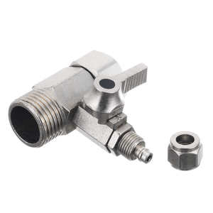 Válvula de Bola de Alta Presión con Rosca BSP de 1/2 Pulgada, Macho y Hembra, para Purificador de Agua de Entrada - Product Image 4