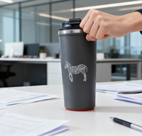 Tasse à café anti-déversement magique-Tasse de voyage antidérapante et sans chute pour bureau et voiture