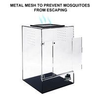 Escalade Pet Plexiglas Nourrir Petits Insectes aux Animaux Rectangle Tarentule Enceinte Cage Acrylique Reptile En Plastique Boîte D'élevage