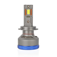 Phare avant H1 H7 H11 9005 12V 6000K LED haute puissance étanche en aluminium, ajustement universel 20000Lm