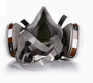 Kit d'assemblage de respirateur 3M 620P pour gaz et vapeurs, masque à gaz 6200 pour peinture au pistolet, anti-poussière, produits chimiques, pesticides, <span class=keywords><strong>charbon</strong></span> <span class=keywords><strong>actif</strong></span> - Product Image 2