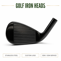 Fers de golf personnalisés OEM en acier inoxydable moulé en deux parties avec face usinée CNC pour hommes et femmes golfeurs