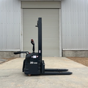 Apilador <span class=keywords><strong>Manual</strong></span> de Paletas Fabricado en China, Horquilla Doble Ajustable, Elevador Hidráulico <span class=keywords><strong>Manual</strong></span> de 2 Toneladas - Product Image 1