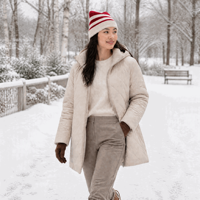 Bonnets en tricot acrylique unisexe avec revers, couleurs rouge et blanc, en stock, broderie de logo personnalisée, bonnets chauds d'hiver