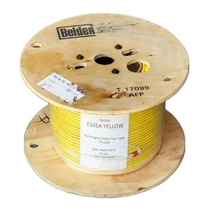 Ruban/<span class=keywords><strong>Tresse</strong></span> en <span class=keywords><strong>mousse</strong></span> de polyéthylène haute densité 1505A, 20AWG, 5,92 mm, 300V, noir, bobine de 152,4 m - Product Image 1