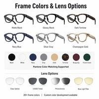 Lunettes Intelligentes IA avec Étui de Recharge Magnétique, Étanchéité IP67, Monture en PLASTIQUE ET TITANE, Traduction en Temps Réel, Appels Téléphoniques, Lecteur de Musique, 2K
