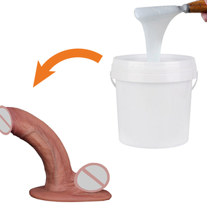 ยางซิลิโคนเหลวแบบวัลคาไนซ์ที่ใช้ในอุณหภูมิห้องสำหรับทำของเล่นผู้ใหญ่แบบดิลโด - Product Image 5