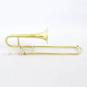 High quality professional trombone Brass Body Gold Lacquer chinese soprano trombone