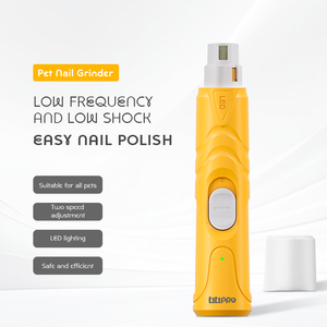 LILPRO PG100 gerinda kuku anjing tanpa kabel, pemotong kuku hewan peliharaan 2 kecepatan dapat diisi ulang USB dengan lampu Led - Product Image 2