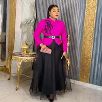 Robes de soirée grande taille pour femmes, robe de soirée Ankara à paillettes, robe de mariée, robe maxi, vêtements