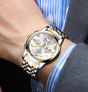 <span class=keywords><strong>SOXY</strong></span> 0167 남성 럭셔리 비즈니스 시계 스테인레스 스틸 블루 라이트 다이얼 캐주얼 팔찌 석영 손목 시계 시계 relogio 선물 - Product Image 6