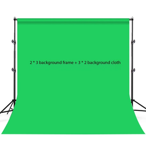 2*3m écran vert lisse <span class=keywords><strong>Chroma</strong></span> <span class=keywords><strong>Key</strong></span> fond tissu papier photo studio mariage/anniversaire/fête école photographie - Product Image 2
