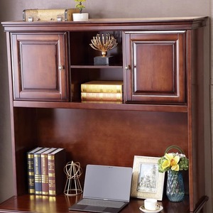 American Style <b>Solid</b> <b>Wood</b> Desk <b>Bookcase</b> Combination Storage Study Furniture For Home Bedroom Student Computer Use - Product Image 3