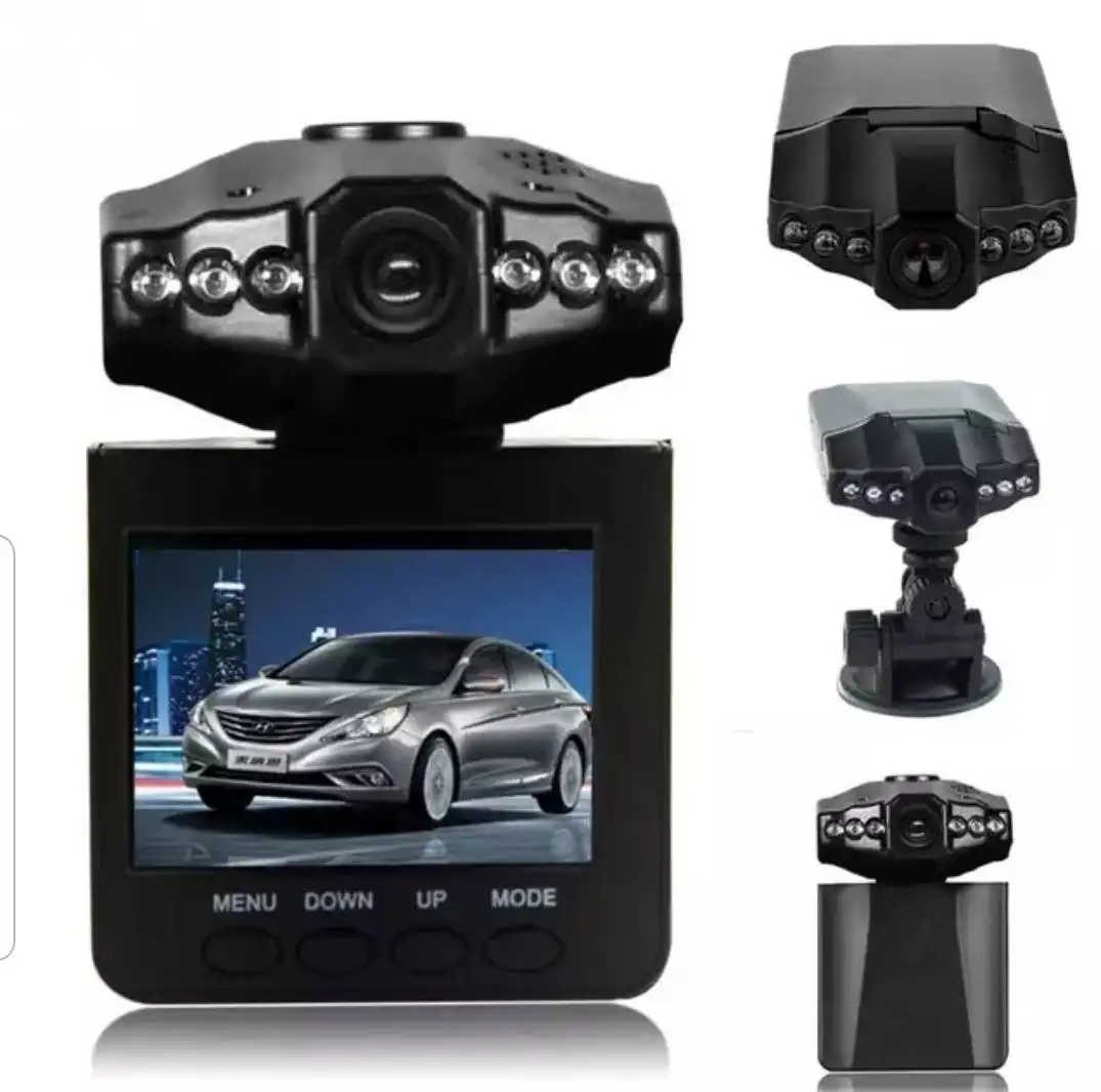 Night Vision Hd Dvr 2.4นิ้วหน้าจอหมุนรถกล่องดำ Dash Cam