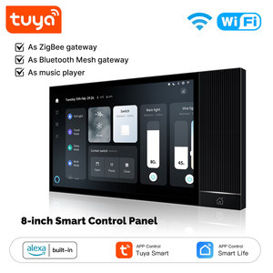 Panneau de commande intelligent pour la maison de 8 pouces avec Alexa intégré, passerelle multimode, lecteur de musique, contrôle LAN pour Tuya - Product Image 2