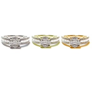 Autel — bague vintage en or blanc 18k, prix d'usine de précieuses, bijoux en diamant, Baguette, bague Solitaire pour fille, ami - Product Image 4