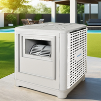 Refroidisseur d'air industriel à eau, grand format, refroidisseur d'air robuste, refroidisseurs d'air évaporatifs