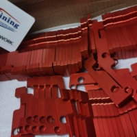 Poings américains professionnels en laiton usinés par CNC, Combo 9X19 Parabellum (norme Saami), 4 doigts, 55 mm, personnalisés