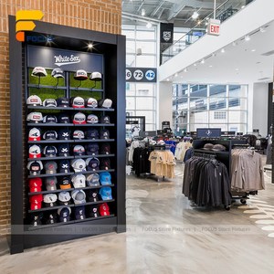 Tienda de ropa deportiva moderna, diseño de interiores, estante de exhibición de ropa personalizado, tienda de deportes de moda, accesorio, ropa, muebles de Boutique - Product Image 2