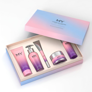 Boîte cadeau magnétique de luxe personnalisée en deux parties, boîte rigide en carton écologique pour bougie, parfum, soin de la peau, ensemble cosmétique, emballage - Product Image 1