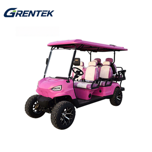 Carrito de Golf Eléctrico Todoterreno de 6 Plazas, Mini Tramván para Parques, Motor de 3500W, 50-70km/h, 48V, para Caminos No Públicos - Product Image 3