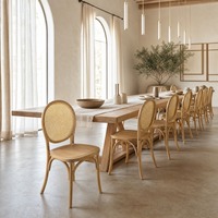 Chaise de salle à manger en plastique PP imitation rotin, design classique, nouveau design, pour la location événementielle