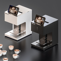 EVEBOT EB-FT4 Nueva Máquina Impresora Automática de Pantalla para Café Espresso y Chocolate, USB PLA Aluminio, para Restaurantes, Latte Art, Selfie