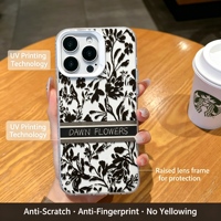 Funda al por mayor para iPhone 17 16 15 Pro Max, diseño floral y a cuadros, cubierta protectora a prueba de golpes, logotipo personalizado disponible, MOQ 1 unidad