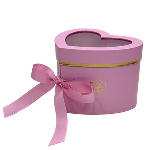 Hộp quà tặng trái tim xoay hai lớp, hộp hoa cửa sổ nhựa PVC nhỏ, hộp đóng gói Lưu Niệm Hình Trái Tim Ngày Valentine - Product Image 5