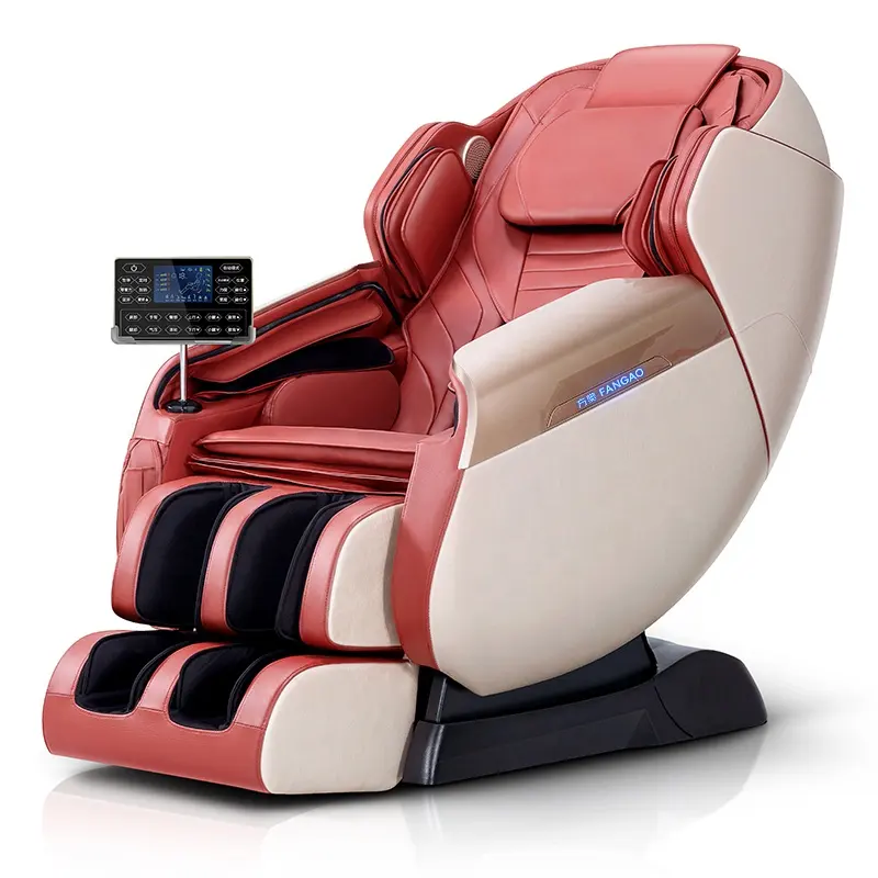 Fuan Fangao 2022 Modern 3d Full Body Sl Track Massage Chair Luxury Zero Gravity With Heat Electric Massage Sofa Beauty Salon Bod