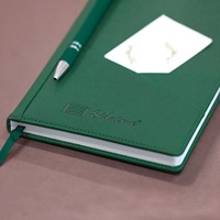 SIDAIXUE carnets d'agenda d'affaires de style simple journaux en cuir imprimés de conception personnalisée avec poche avant